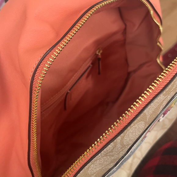 Brand new with tags Coach medium backpack purse with rainbow - Picture 4 of 5